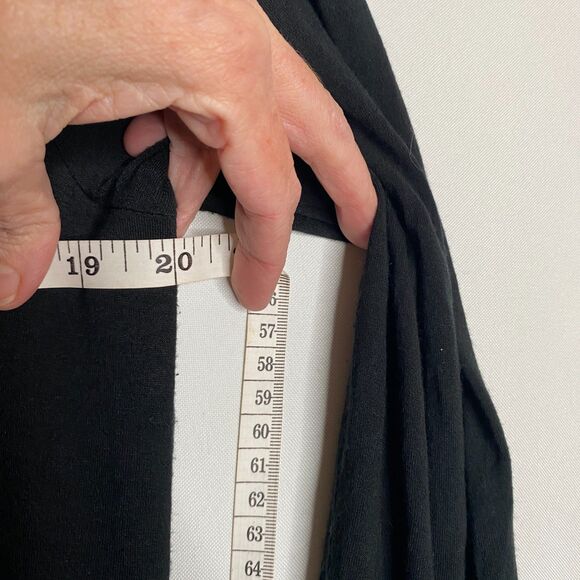 J. Jill Wearever Collection Black Knit Rayon Cardigan Womens S - Picture 9 of 11